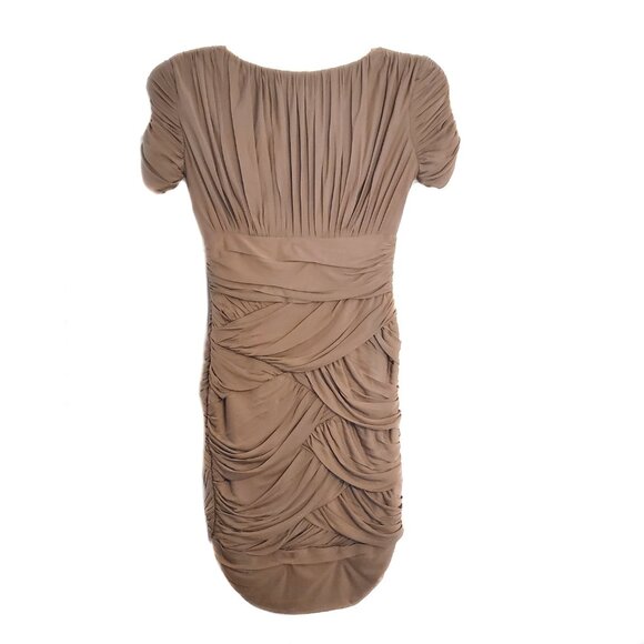 Halston Heritage Ruched Mini Sheath Dress - Picture 3 of 5